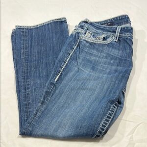 Vigoss Blue Straight Leg Jeans Classic Style